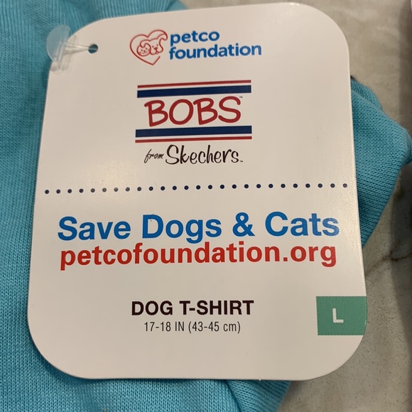 NWT Bobs Skechers Woof Party Set Dog Tee, Collar, Bandana *BENEFITS RESCUE* - Picture 5 of 10